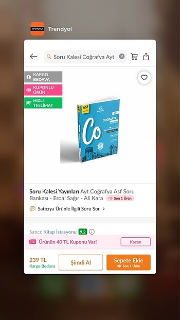 Beden Coğrafya Soru Bankası (AYT)
