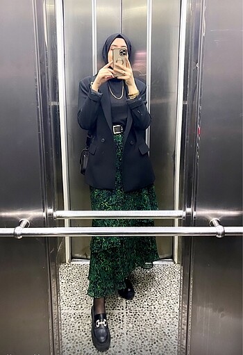 l Beden yeşil Renk Trendyolmilla leopar etek