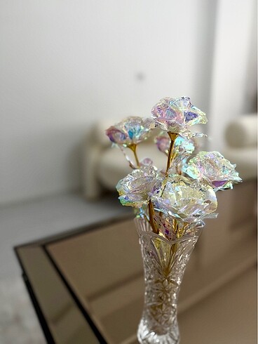 Ikea Kristal gül yapay çiçek