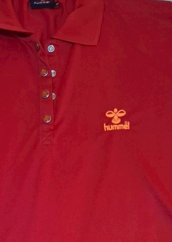 Hummel Hummel kırmızı düğmeli Polo Tişört