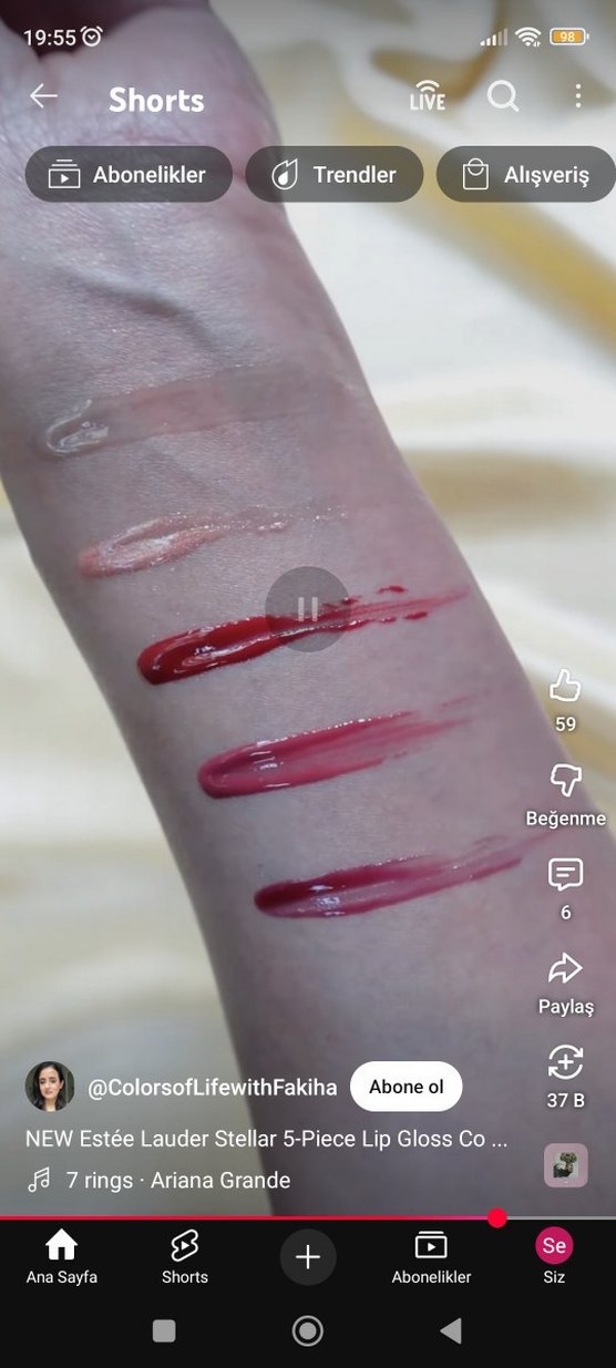 estee lauder lip gloss - Görsel 2