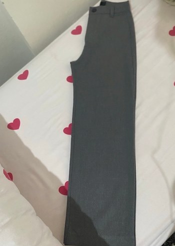 Gri Kumaş Pantolon Pull & Bear - Görsel 2