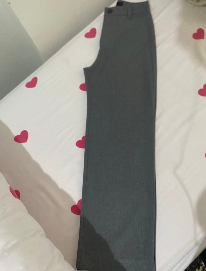 Gri Kumaş Pantolon Pull & Bear - Görsel 2