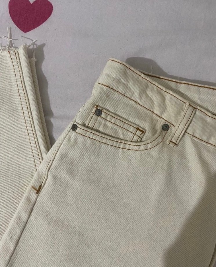 Bej Kot Pantolon Boyfriend - Görsel 2