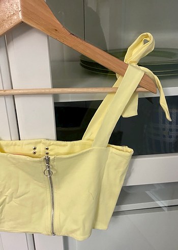 Sarı Askılı Midi Bustiyer - Görsel 4