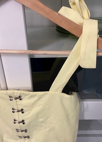 Sarı Askılı Midi Bustiyer - Görsel 3