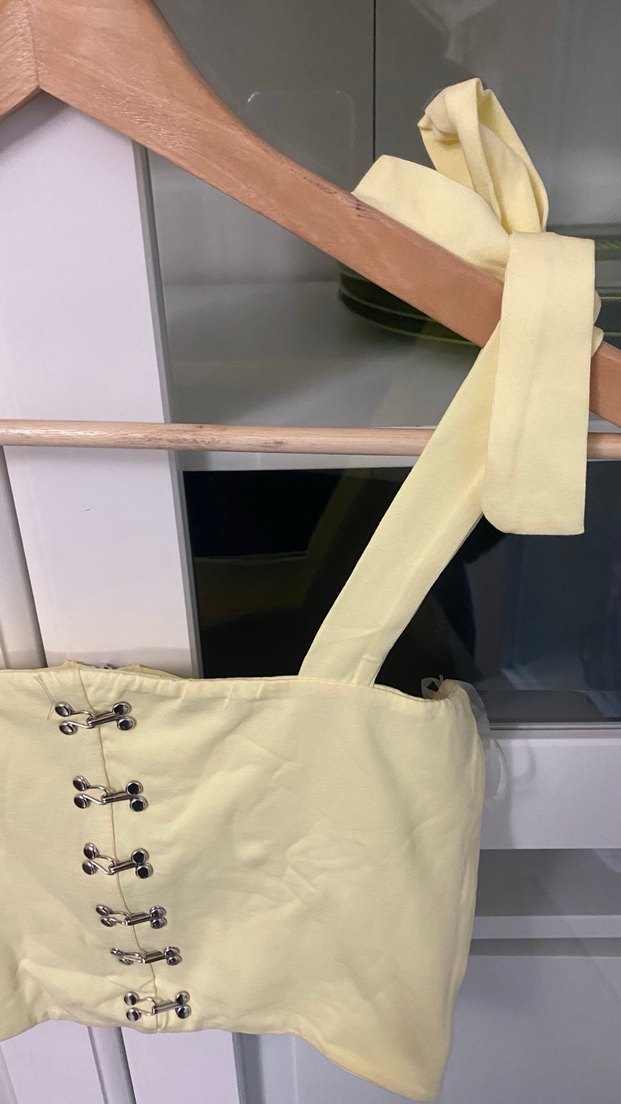 Sarı Askılı Midi Bustiyer - Görsel 3