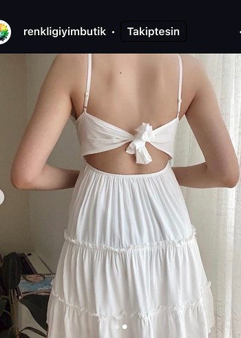 Dantel Detaylı Beyaz Mini Elbise - Görsel 2