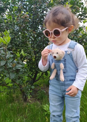 Ayıcıklı unisex kot Tulum - Görsel 5