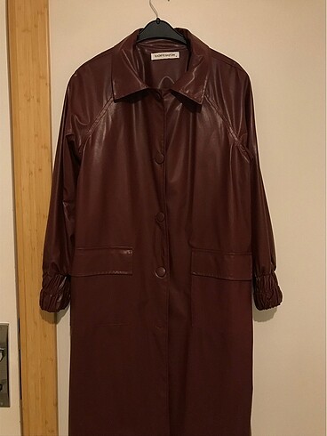 Suud Collection Deri Trenç