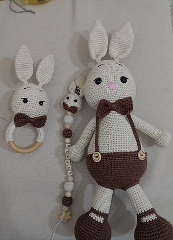 Amigurumi tavşan set