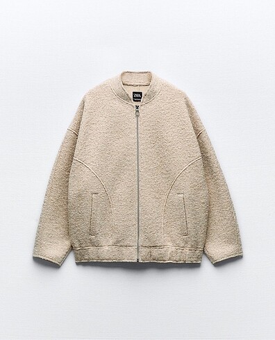 Zara buklet oversize bomber ceket