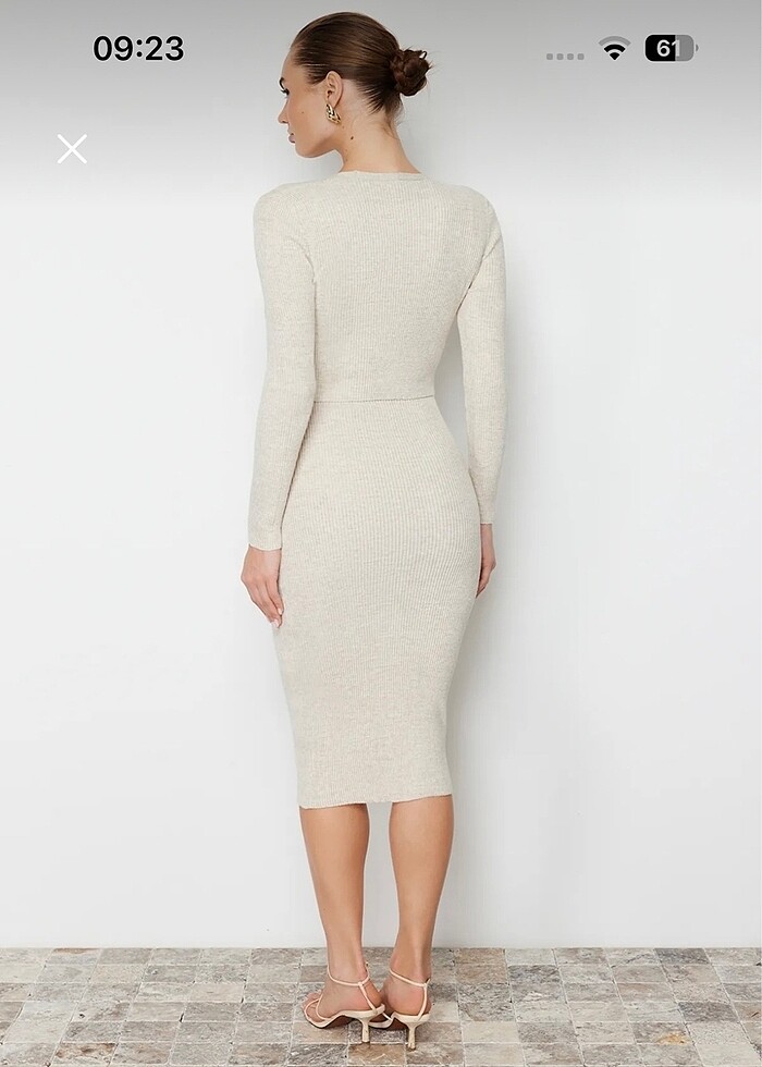 Elbise takım triko - Görsel 5