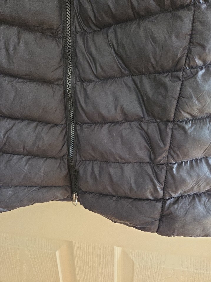 Siyah Fermuarlı Uzun Kadın Yelek - Görsel 4