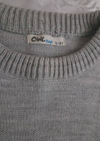 Çizgili Çok Renkli Erkek Triko Kazak - Görsel 4