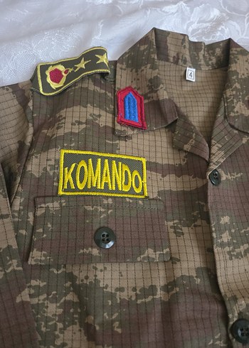 Kahverengi Kamuflaj Çocuk Komando Takımı - Görsel 5