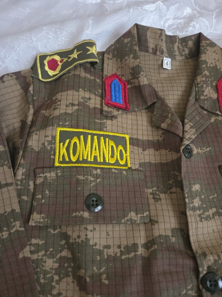 Kahverengi Kamuflaj Çocuk Komando Takımı - Görsel 5