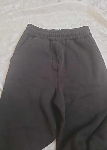 Siyah Kadın Rahat Kesim Eşofman Altı - Görsel 4