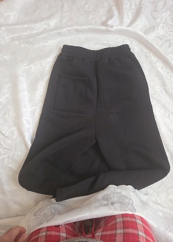 Siyah Kadın Rahat Kesim Eşofman Altı - Görsel 5