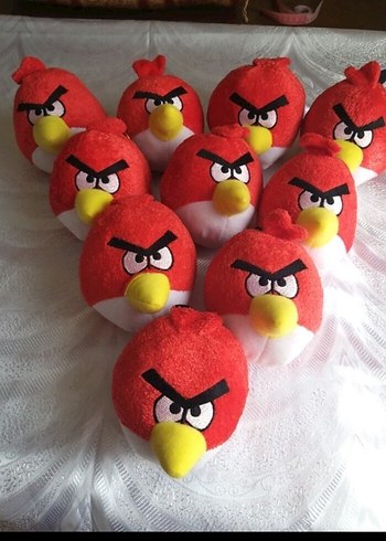 Kırmızı Angry Birds Peluş Oyuncak