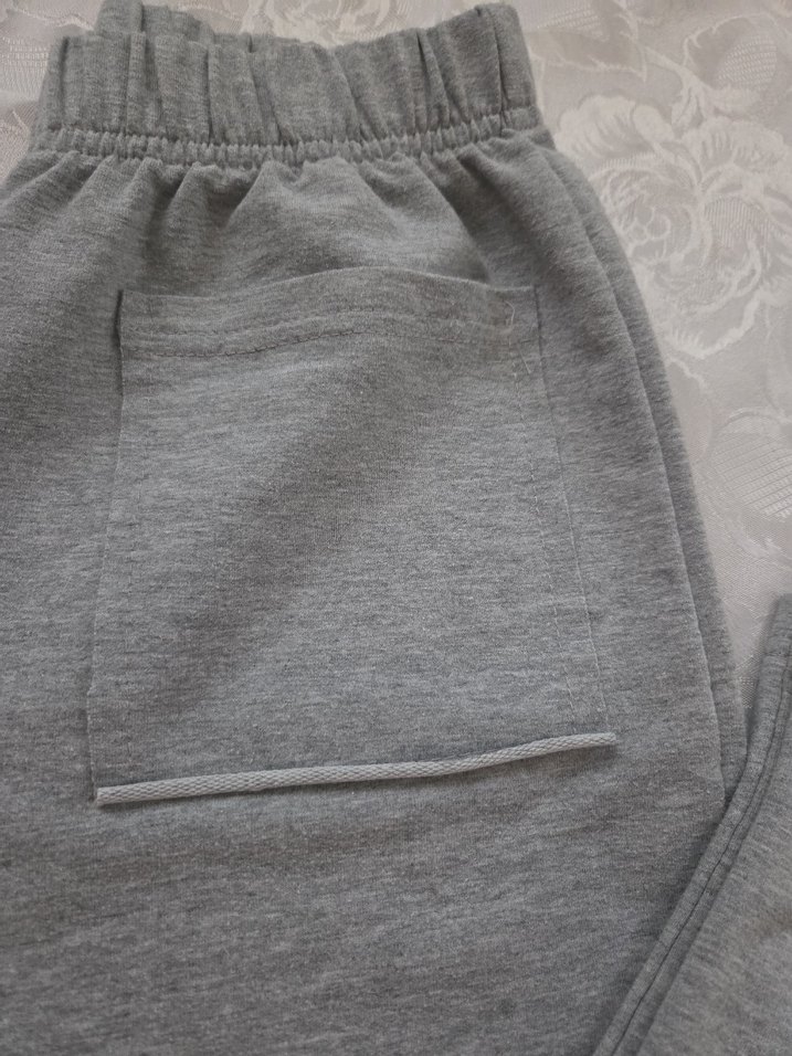 Gri Kadın Rahat Kesim Eşofman Altı - Görsel 4