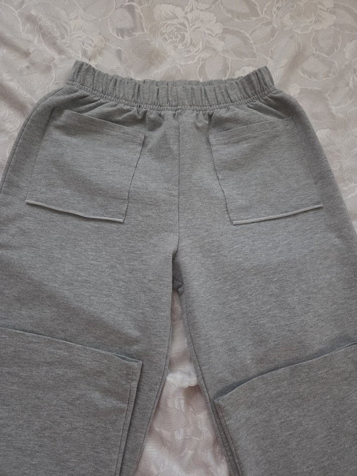 Gri Kadın Rahat Kesim Eşofman Altı - Görsel 3