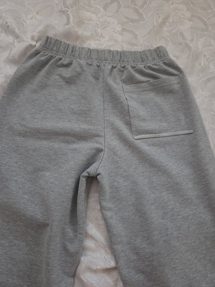 Gri Kadın Rahat Kesim Eşofman Altı - Görsel 2