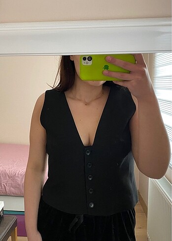 xl Beden Zara siyah yelek