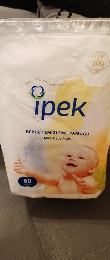 İpek Bebek temizleme pamuğu 