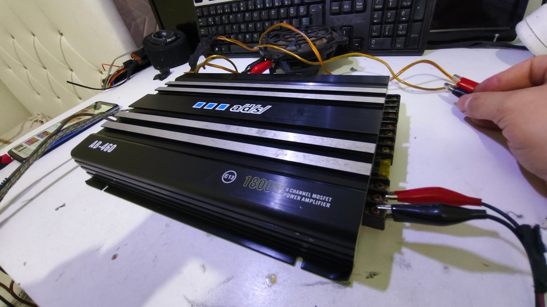 1800W 4 Kanallı amfi tamirsiz - Görsel 3