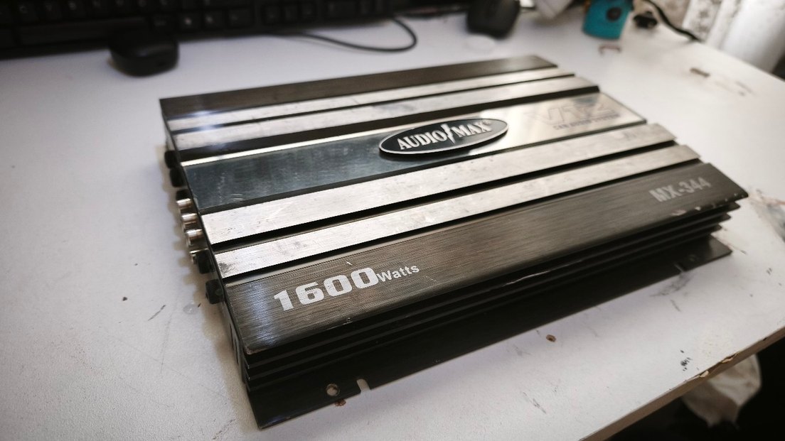 audiomax 1600w amfi TAMİRSİZ - Görsel 3