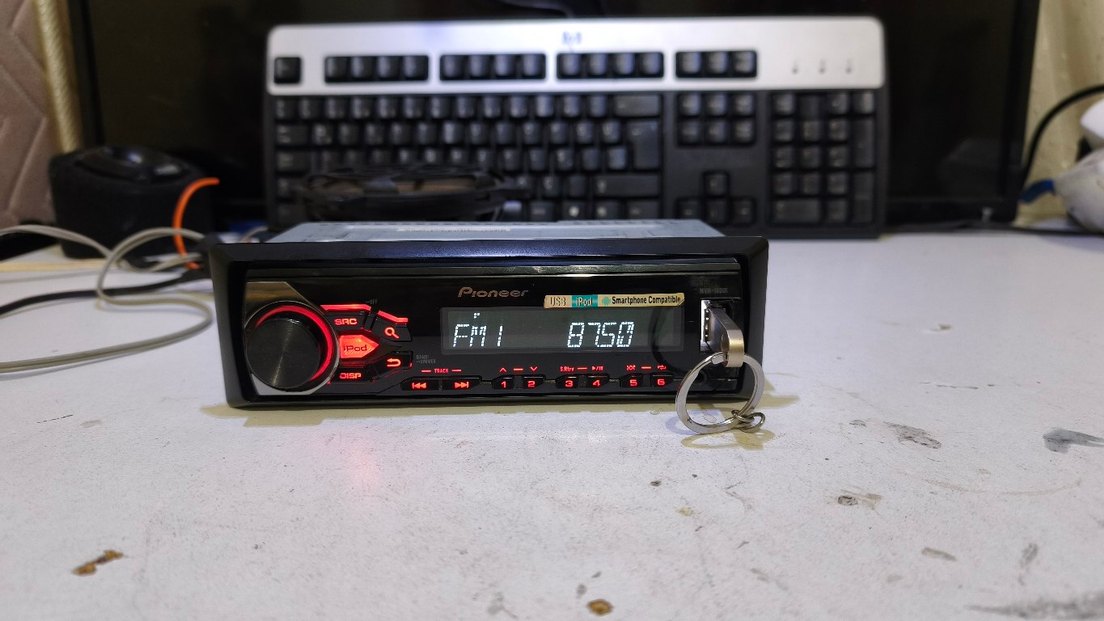 Pioneer çift anfi çıkışlı Bluetooth teyp - Görsel 3