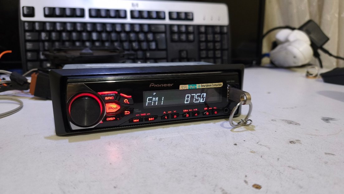 Pioneer çift anfi çıkışlı Bluetooth teyp - Görsel 2