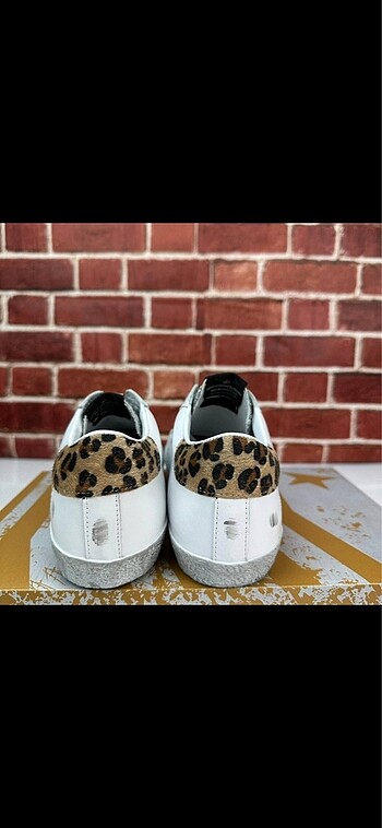 38 Beden beyaz Renk Golden Goose bayan sneaker hakiki deri