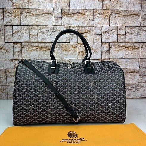  Beden yeşil Renk Goyard Boston 55 hakiki deri seyahat çantası