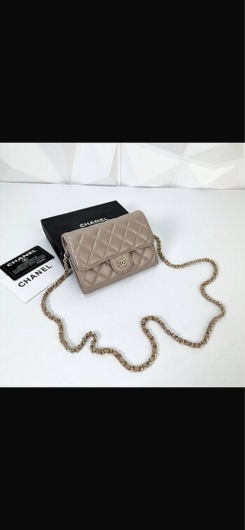 Chanel flap hakiki deri bayan cüzdanı - Görsel 2