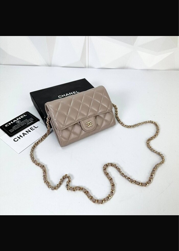 Chanel flap hakiki deri bayan cüzdanı - Görsel 2