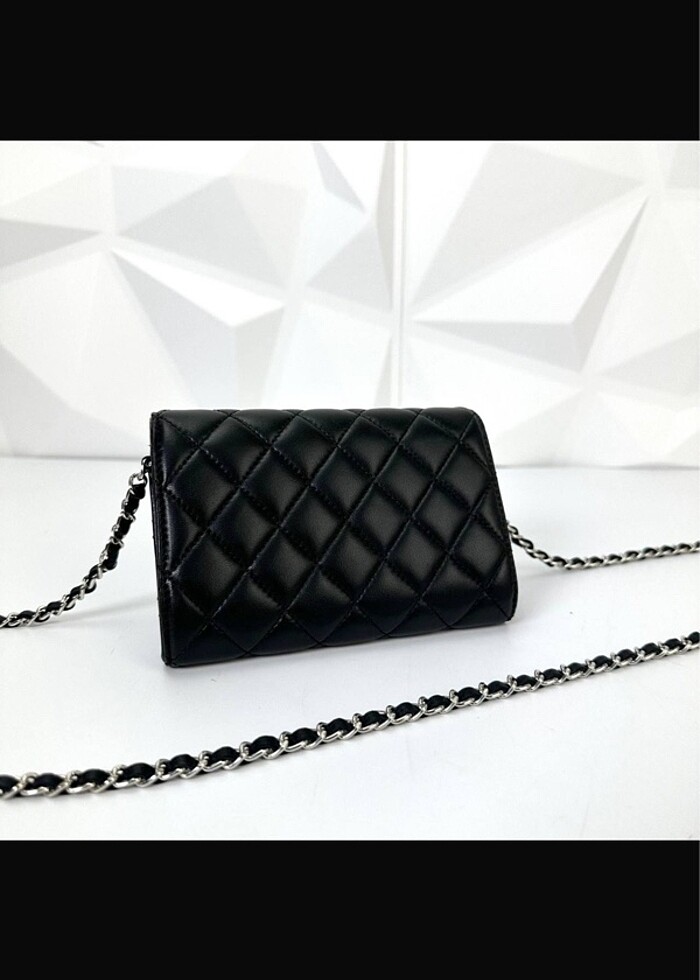 Chanel flap hakiki deri bayan cüzdanı - Görsel 4