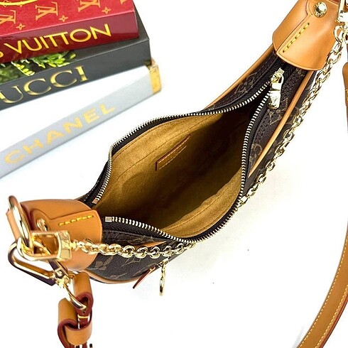 Beden kahverengi Renk Louis Vuitton loop bayan çantası