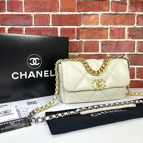  Beden siyah Renk Chanel flap hakiki deri bayan çantası