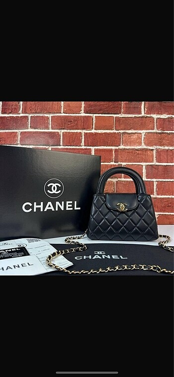 Chanel mini shopping hakiki deri bayan çantası