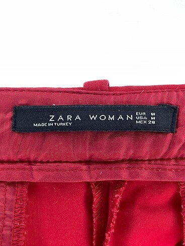 m Beden kırmızı Renk Zara Düz Kesim %70 İndirimli.