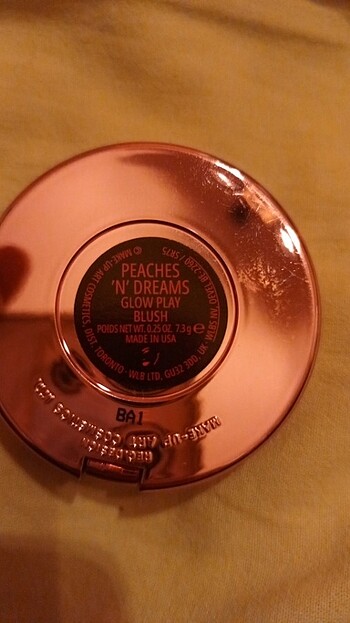  Beden Peaches in dreams glow play blush
