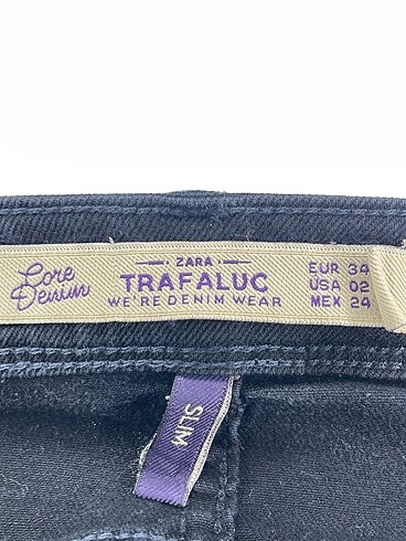 34 Beden siyah Renk Zara Jean / Kot %70 İndirimli.