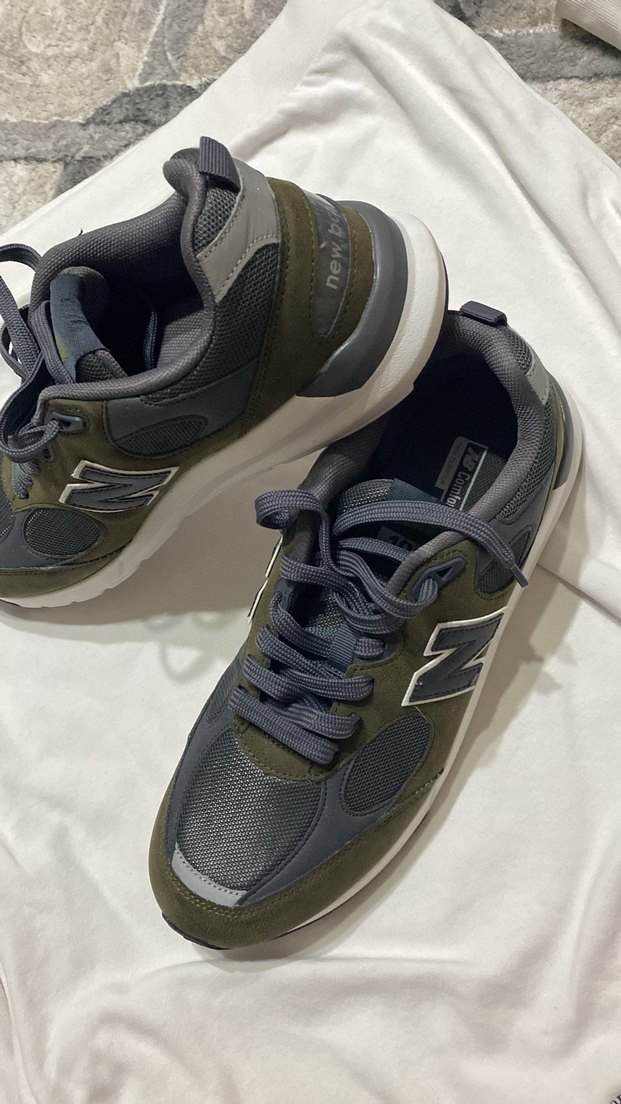 New Balance Gri-Khaki erkek Spor Ayakkabı - Görsel 2