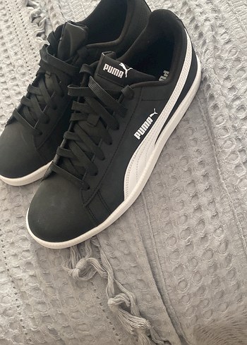 Puma Siyah Gri Kadın Spor Ayakkabı Velcro