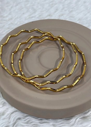 Esnek Altın Zikzak Bilezik - Görsel 2