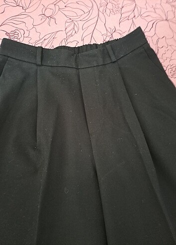 Mango Mango bilip penisli yüksek bel yeni model siyah kumaş pantolon s