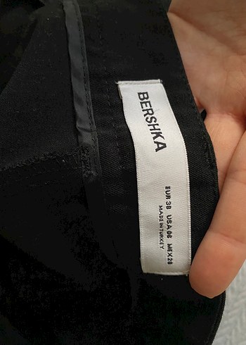 38 Beden siyah Renk Siyah Kadın Kumaş Pantolon