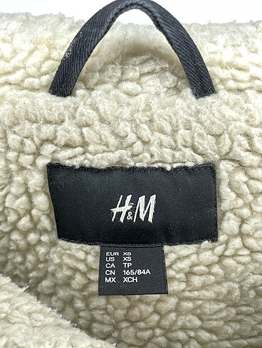 xs Beden siyah Renk H&M Kot Ceket %70 İndirimli.